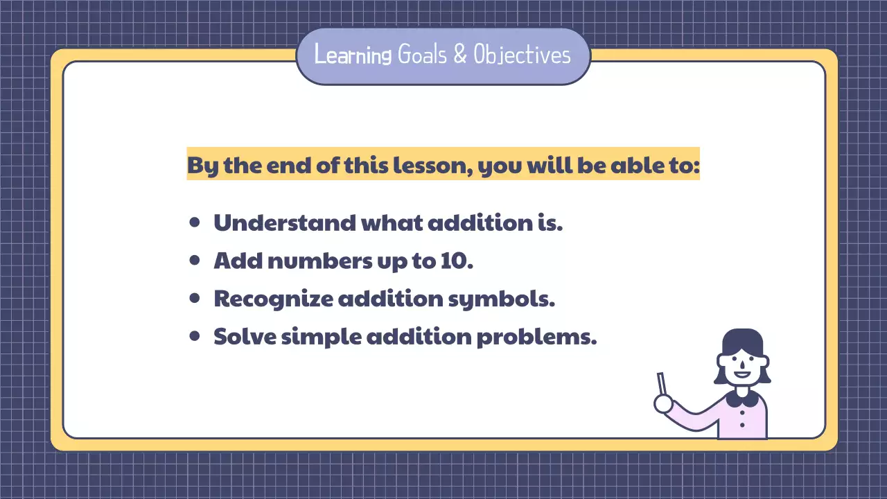 Blue Simple Math Course Presentation