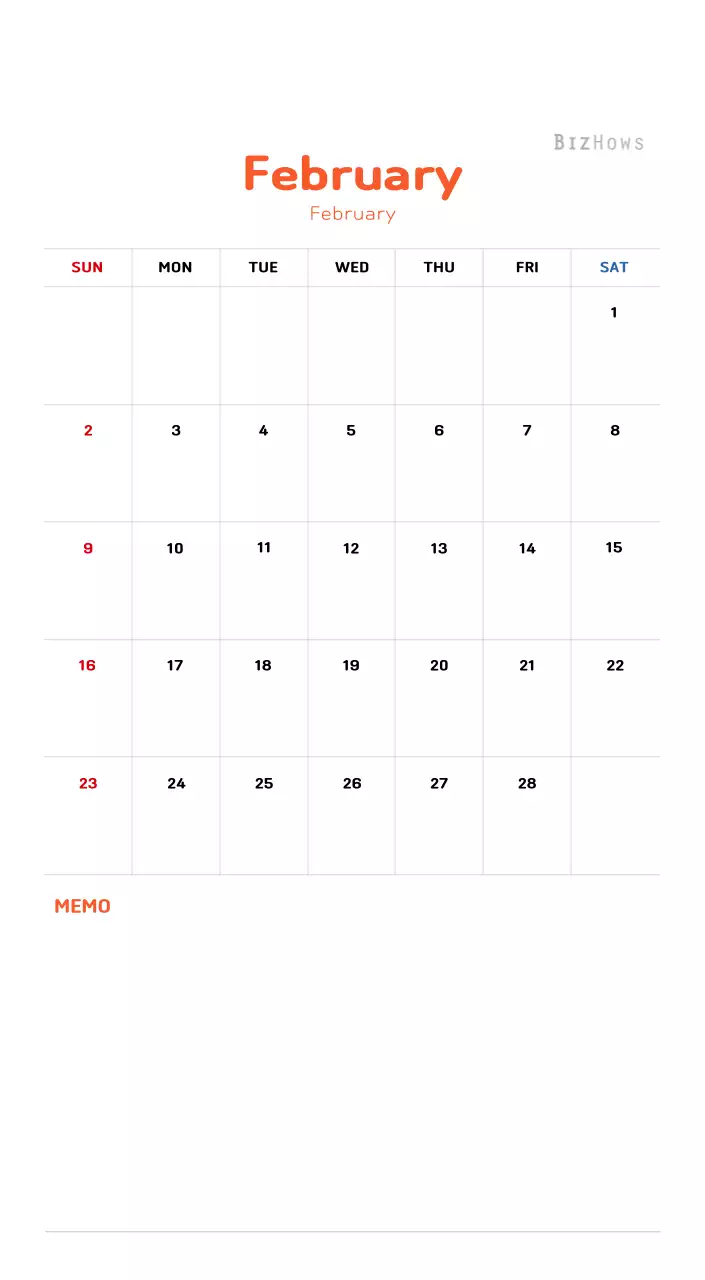 New Year's calendar with a warm, illustrated feel