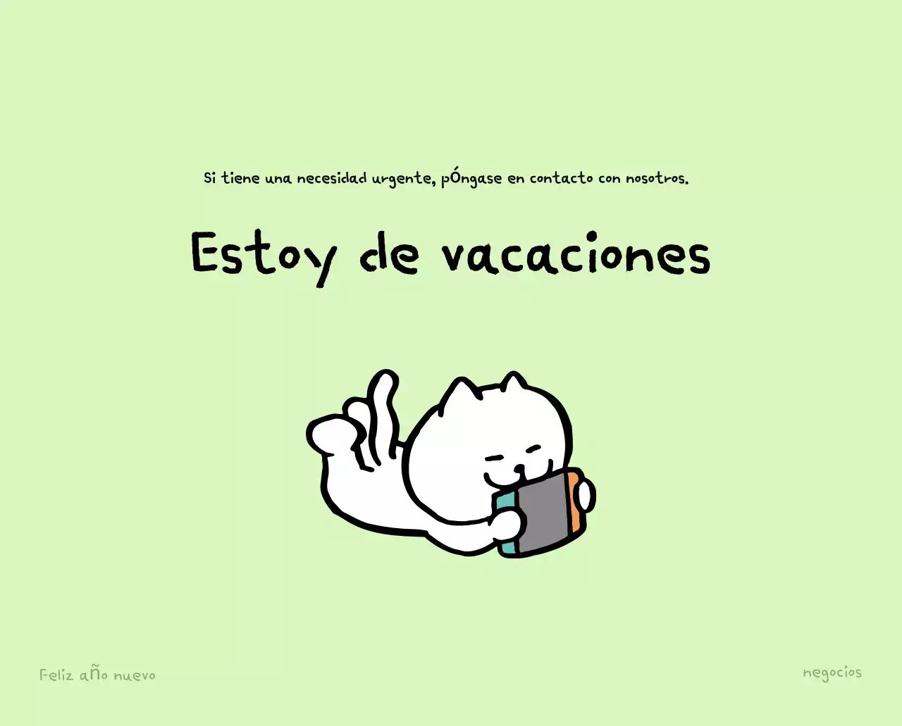 Calendario diario en marfil