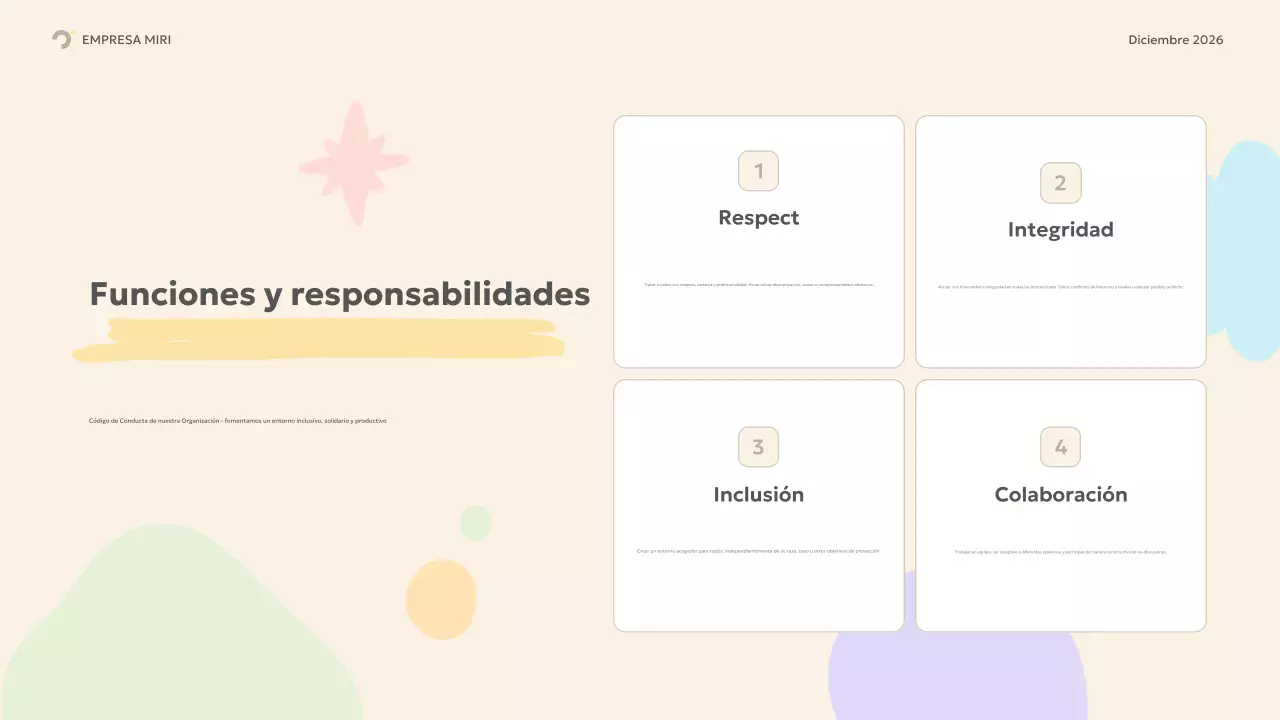 guía de incorporación beige modern