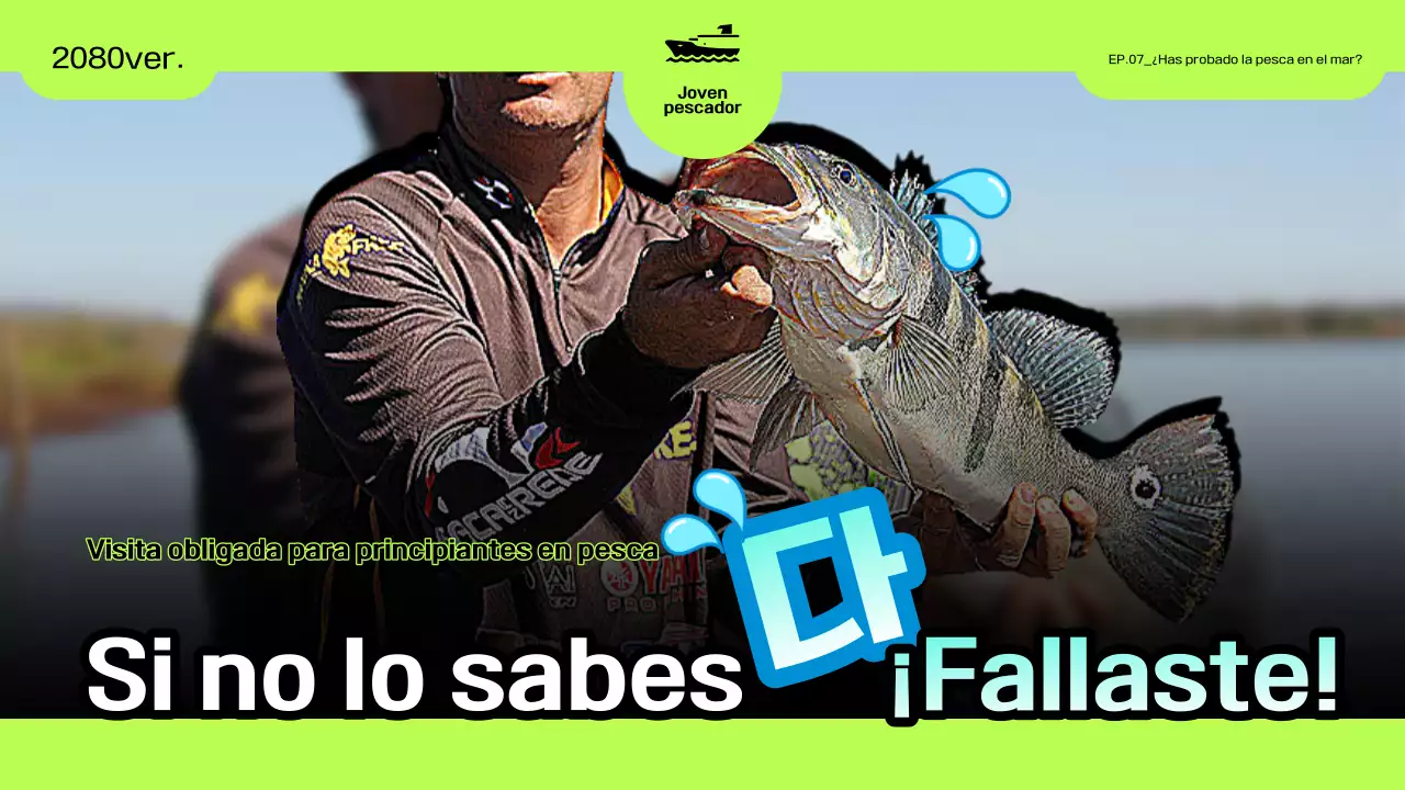 Promover la pesca con sabor a botella de neón