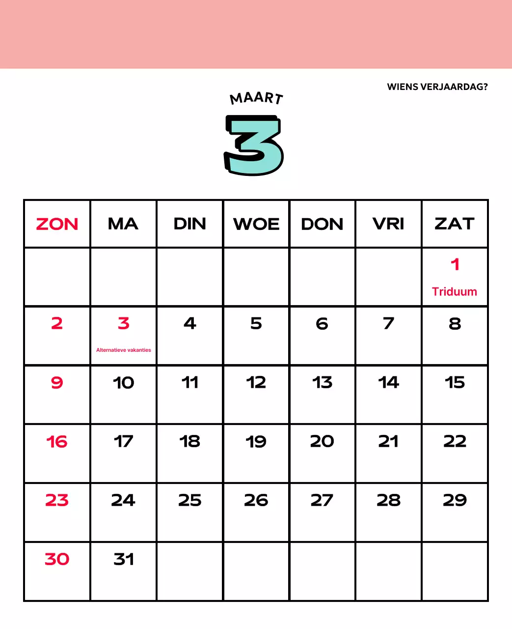 Kleurrijke kalenders met verschillende retro-illustraties