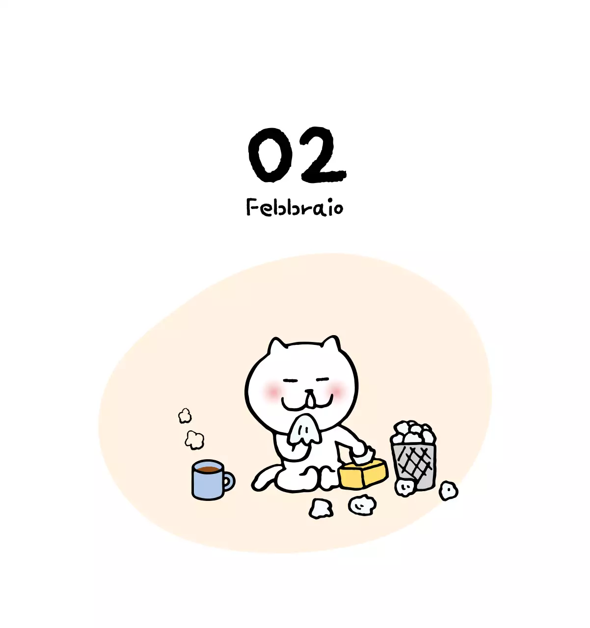 Calendario giornaliero in avorio