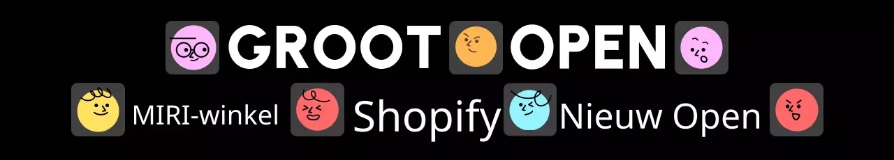 Zwart Eenvoudig Open Pr