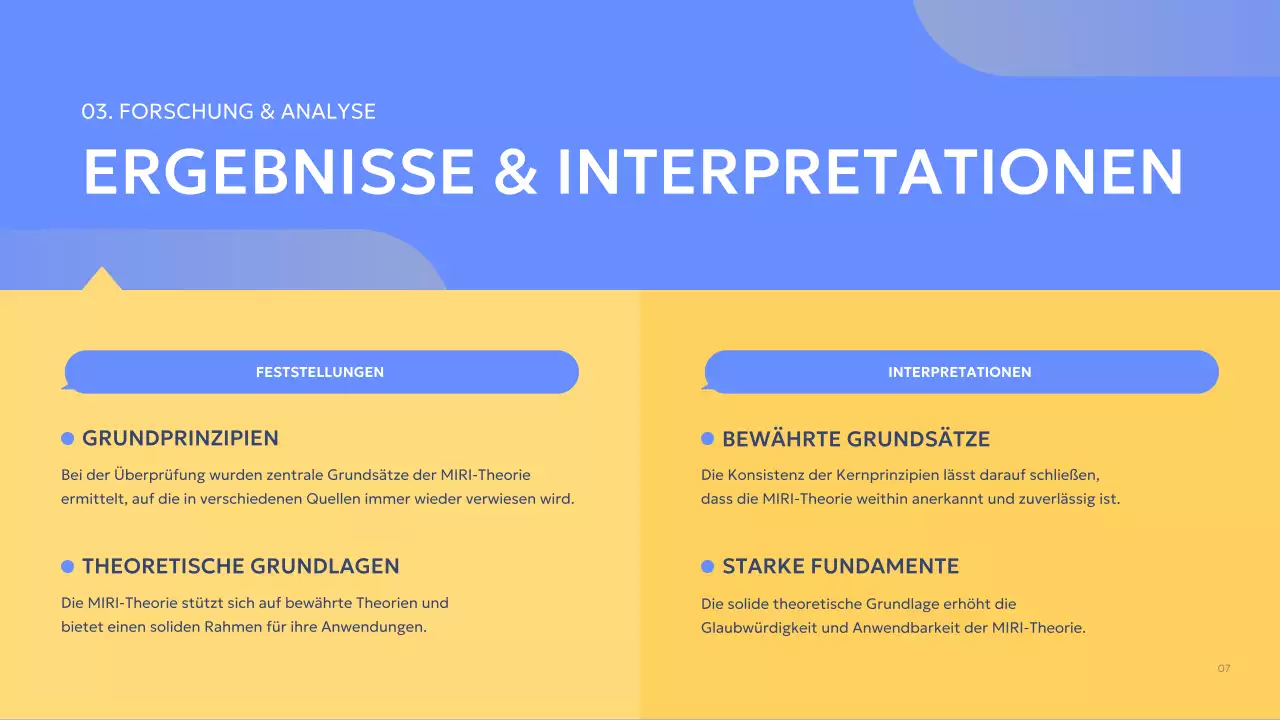 blue modern Gruppenprojektbericht