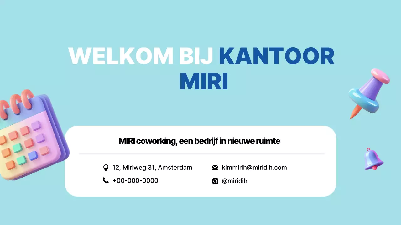 Promoot je lichtblauwe moderne startup