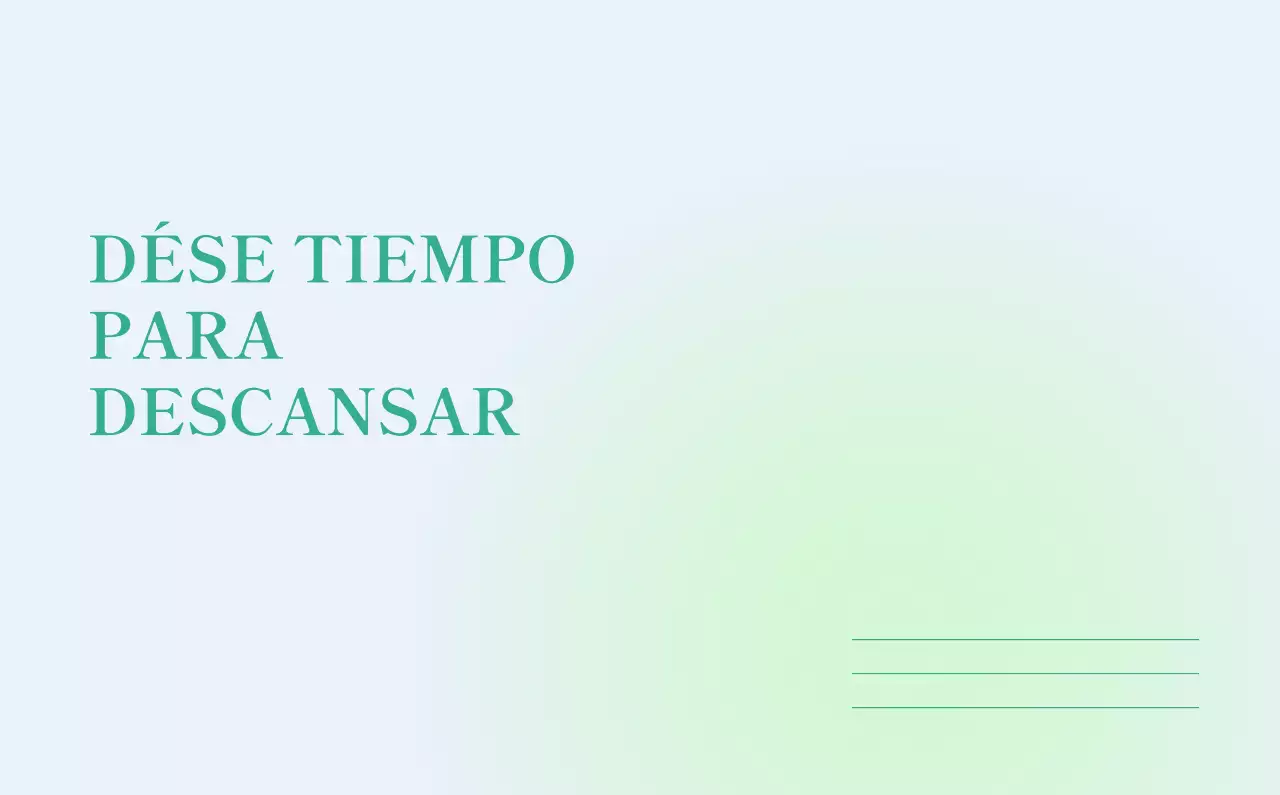 Calendario minimalista degradado