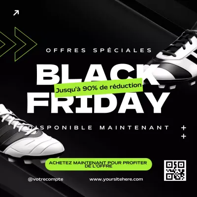 Black Modern Black Friday Sale Promotion
