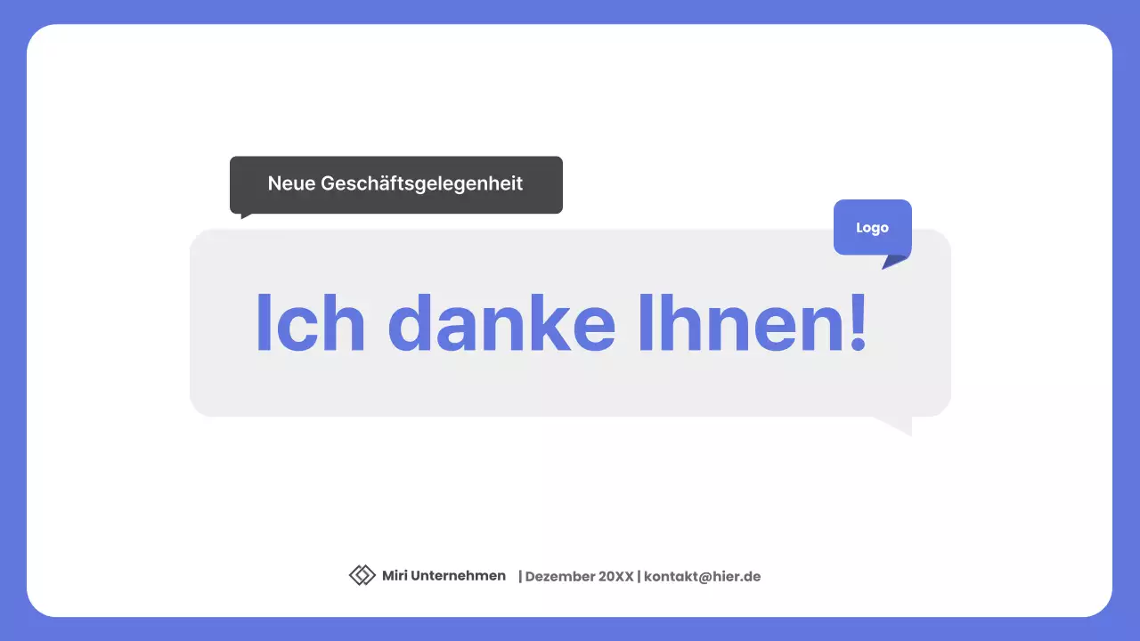 blue professional business pitch