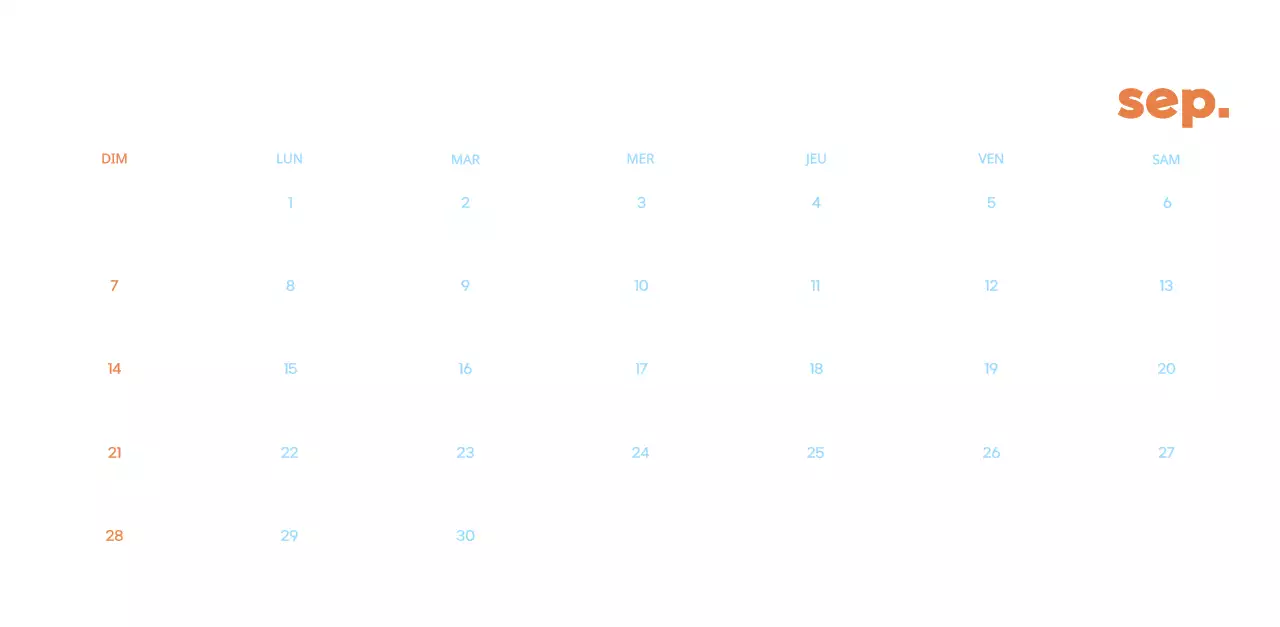 Calendrier d'entreprise avec de jolies illustrations