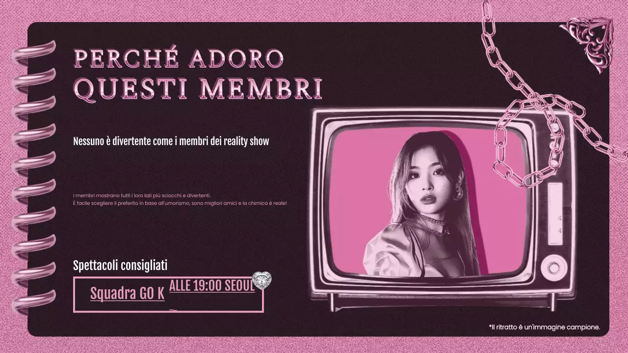 promozione K-pop rosa di tendenza