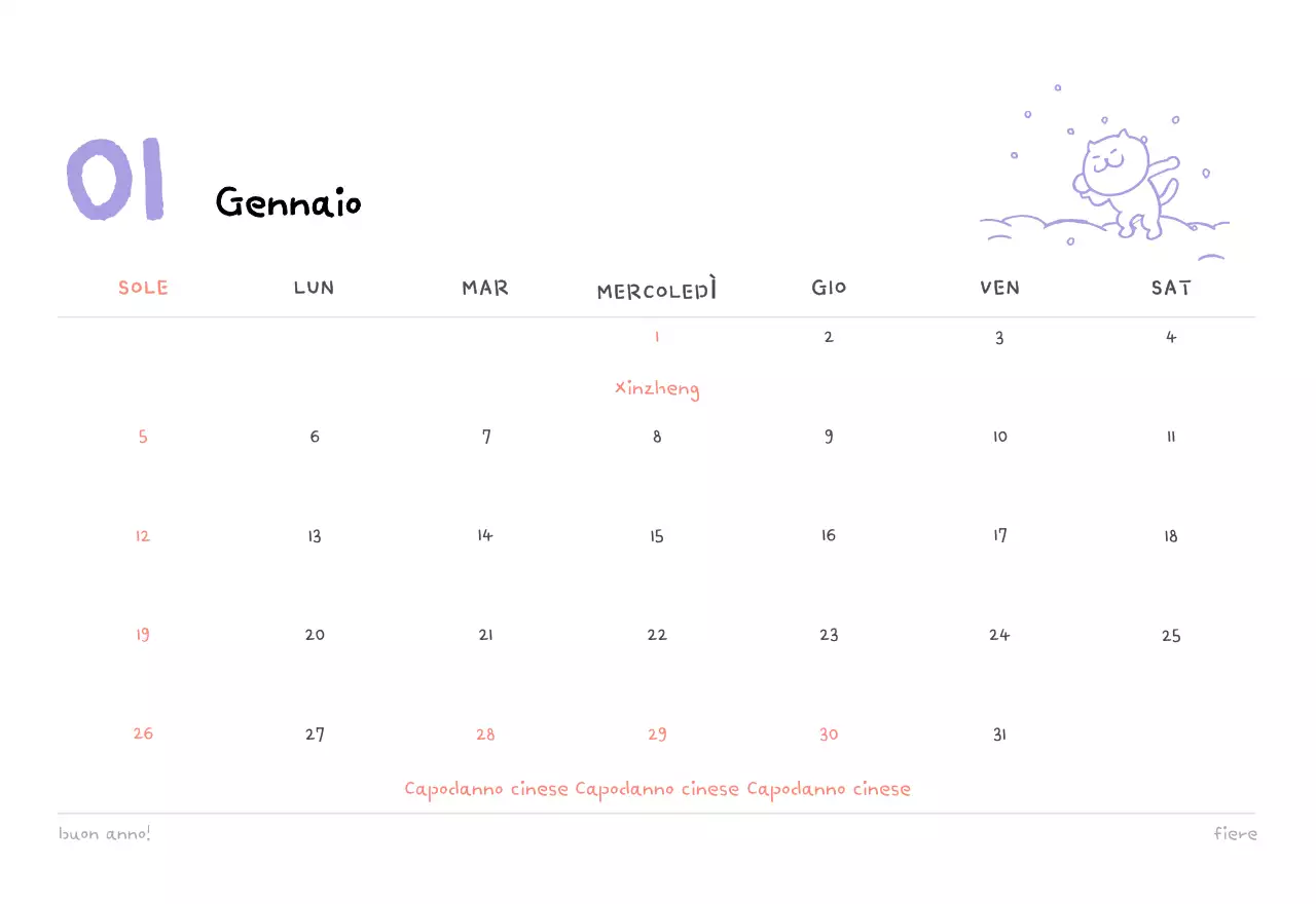 Calendario giornaliero in avorio