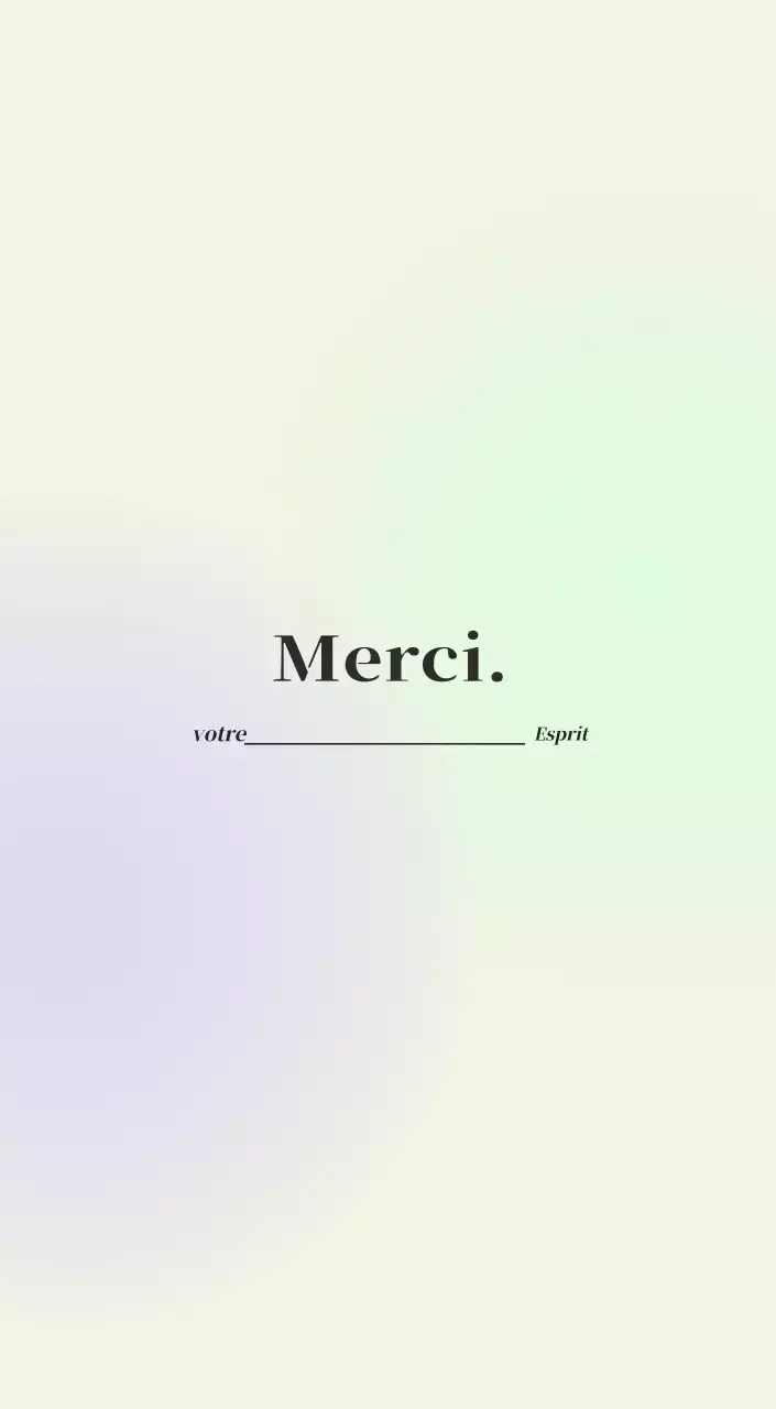 Calendrier minimaliste dégradé