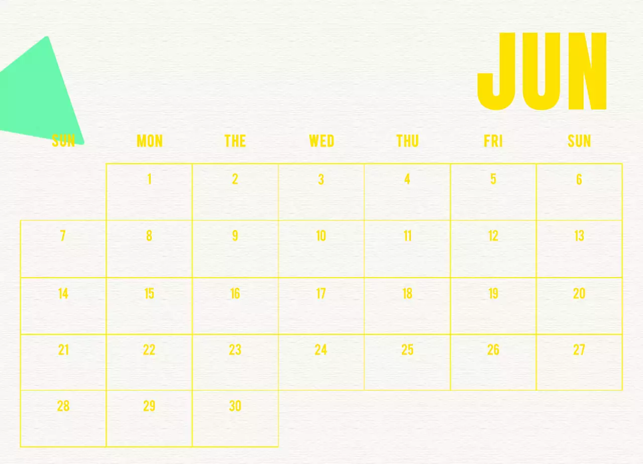 Kalender vintage biru