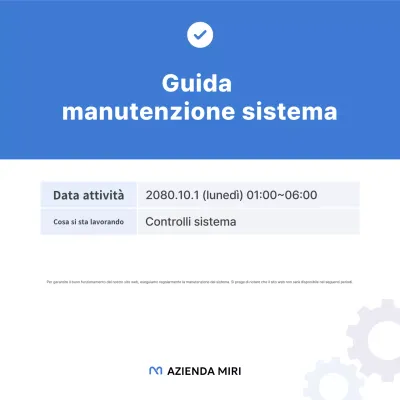 Annunci semplici blu