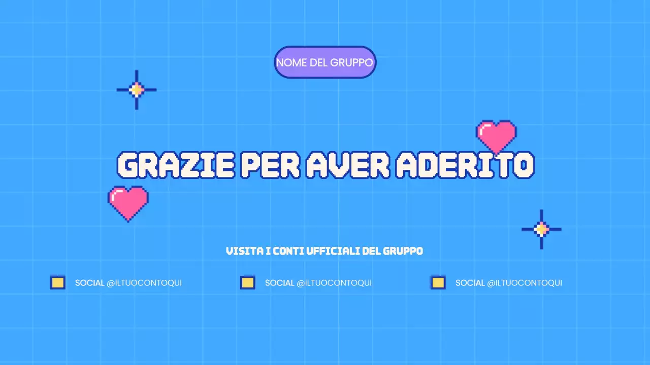 Presentazione dell'annuncio di adesione a Blue Playful