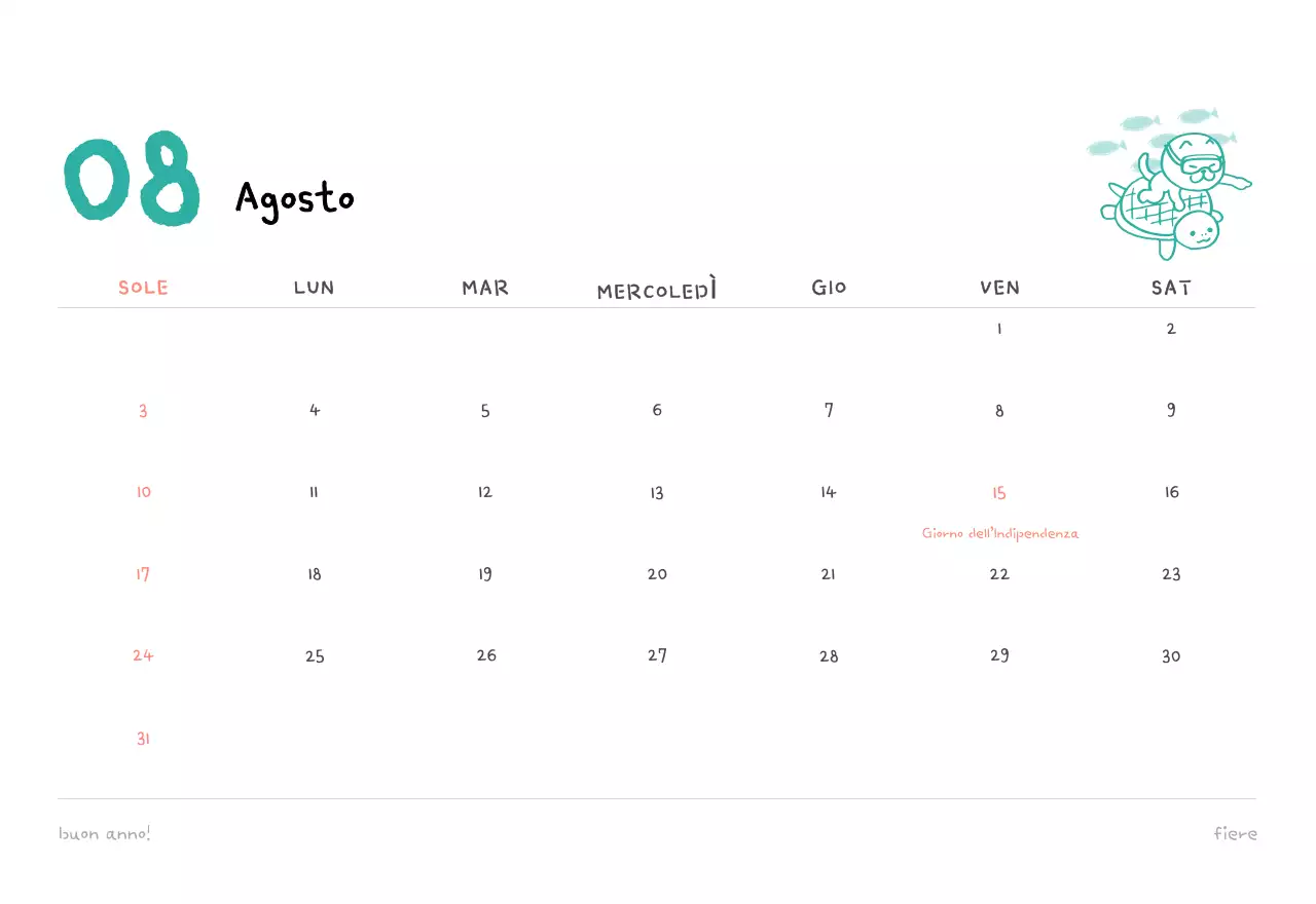 Calendario giornaliero in avorio