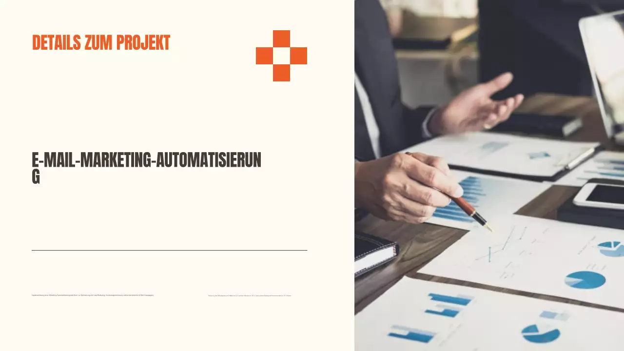 Orange Modern Portfolio Dokumentvorlage