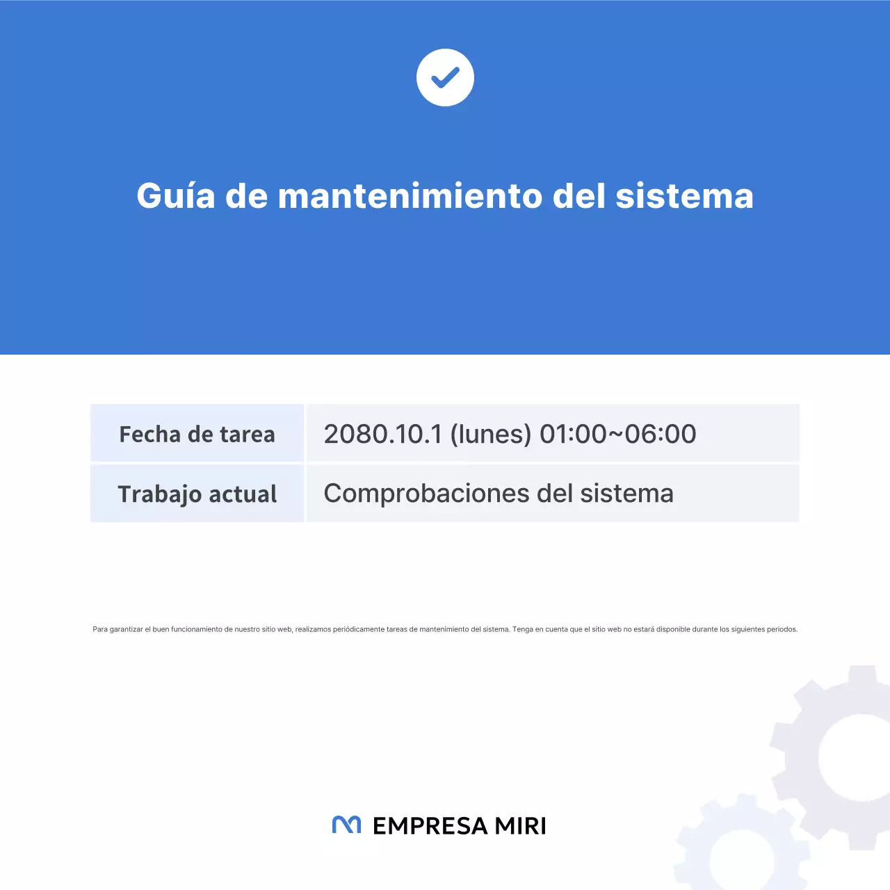 Anuncios simples azules
