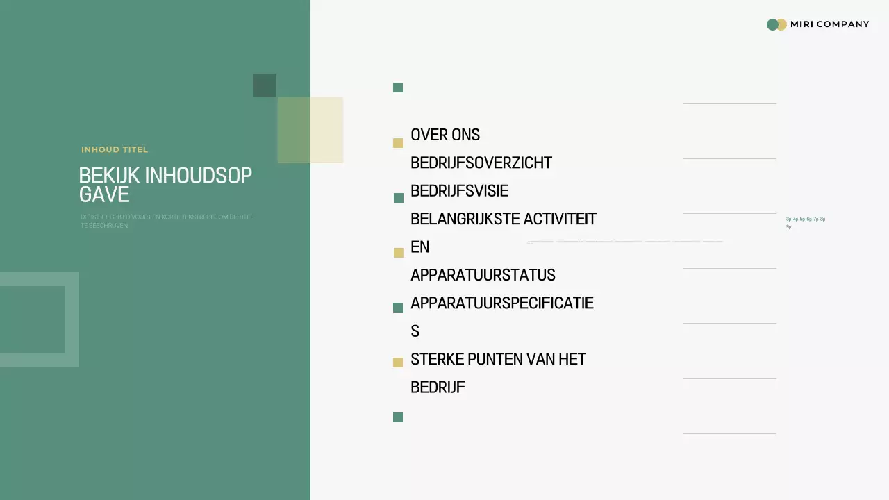 Green Simple Machinery & Equipment Bedrijfsprofiel