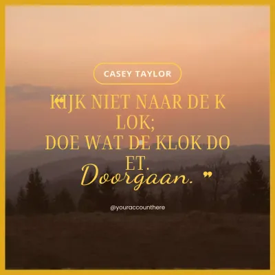 Oranje Esthetisch Motiverende Quotes Sociale Media Vierkanten