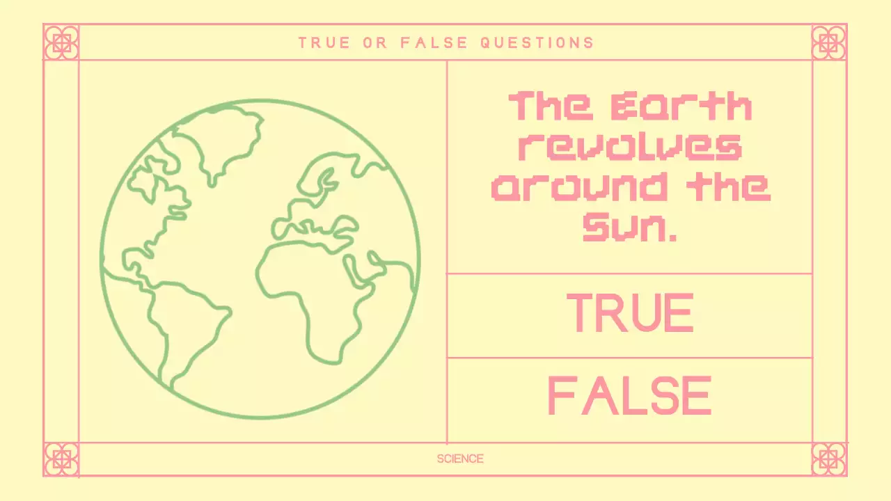 Pink Retro Quiz Announcement Presentation