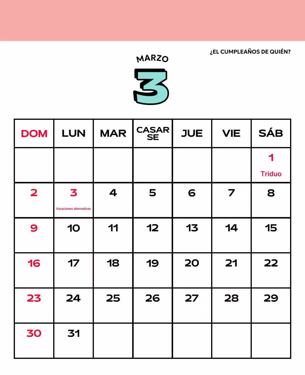 Coloridos calendarios con diversas ilustraciones retro