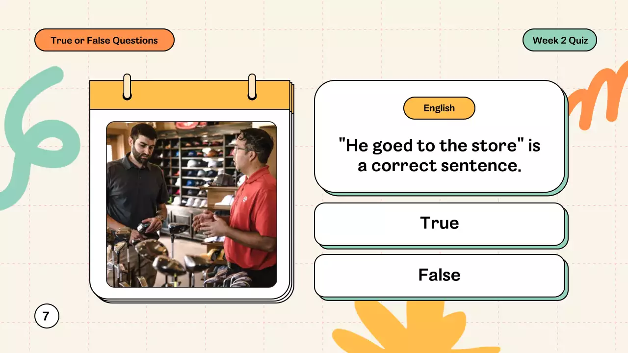 Colorful Modern Quiz Announcement Presentation