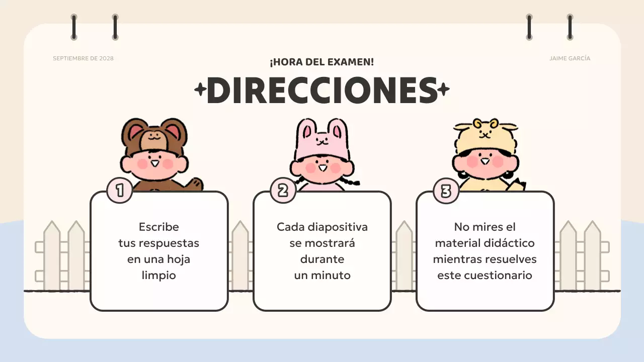 material beige para concursos de animación