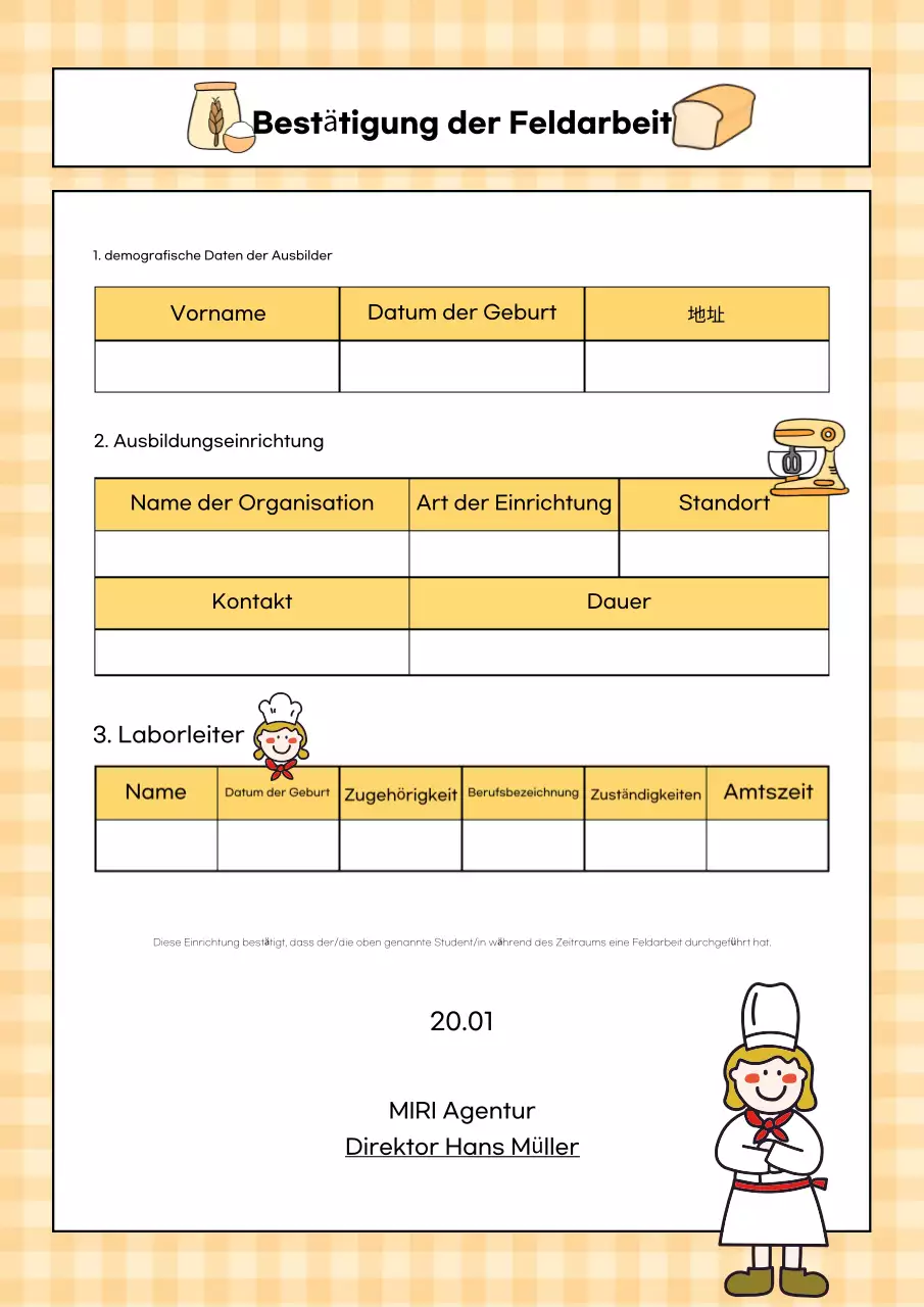 Gelbe und niedliche Lehrmittel