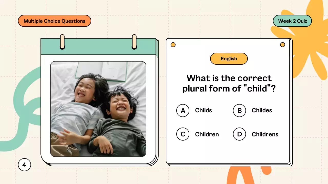 Colorful Modern Quiz Announcement Presentation