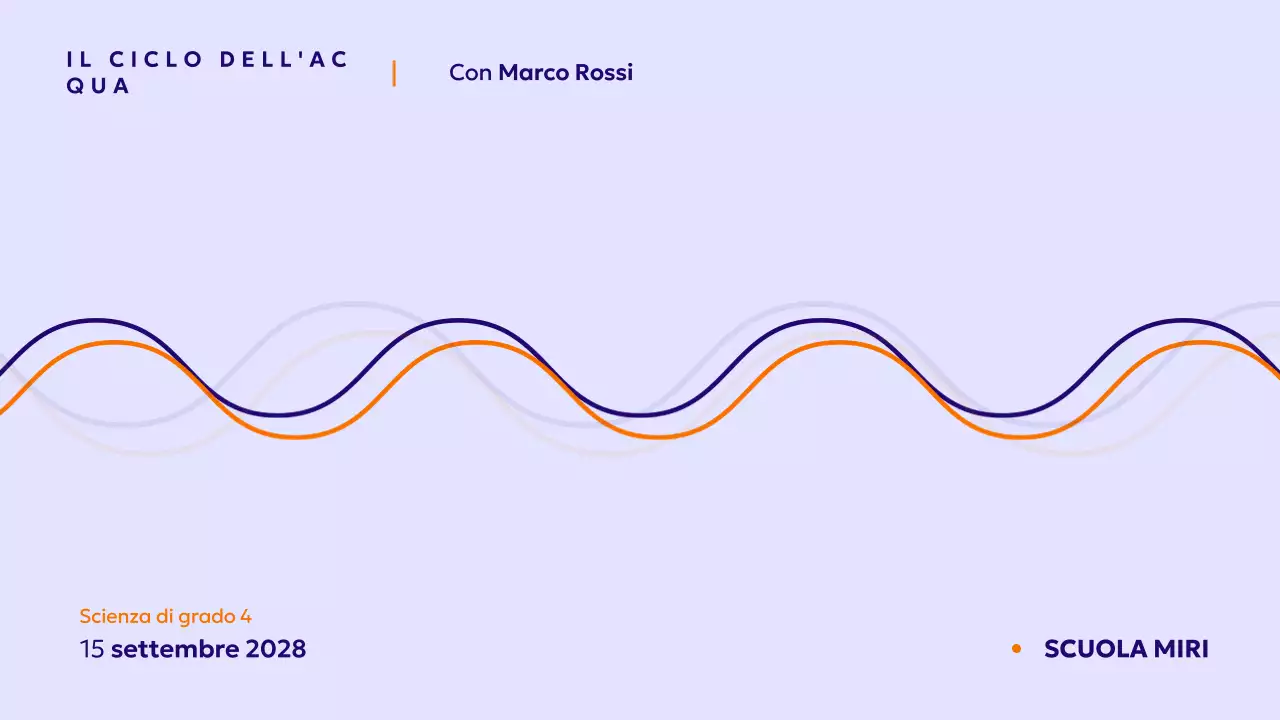 Presentazione del corso Blu minimal science