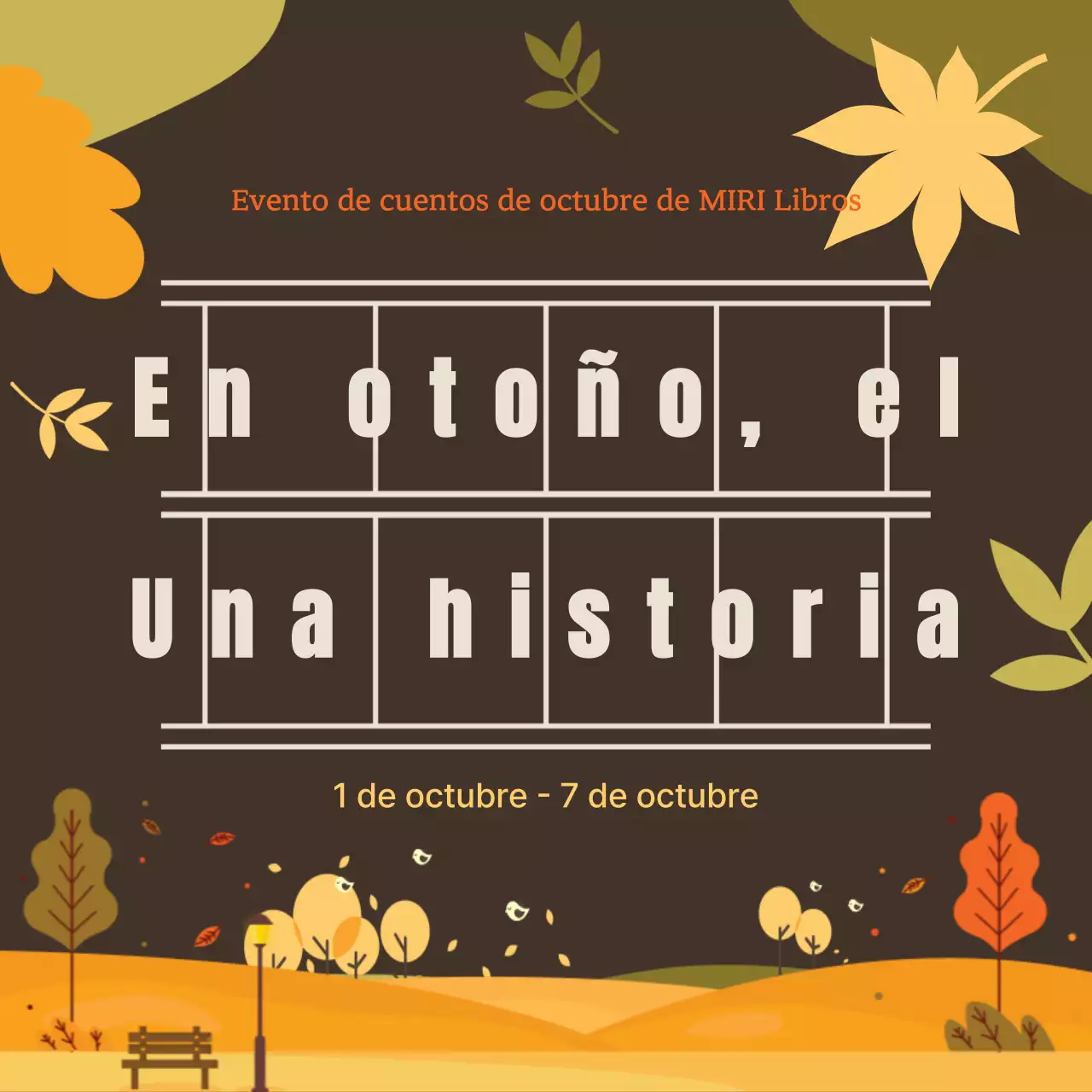 Guía de eventos Brown Vintage