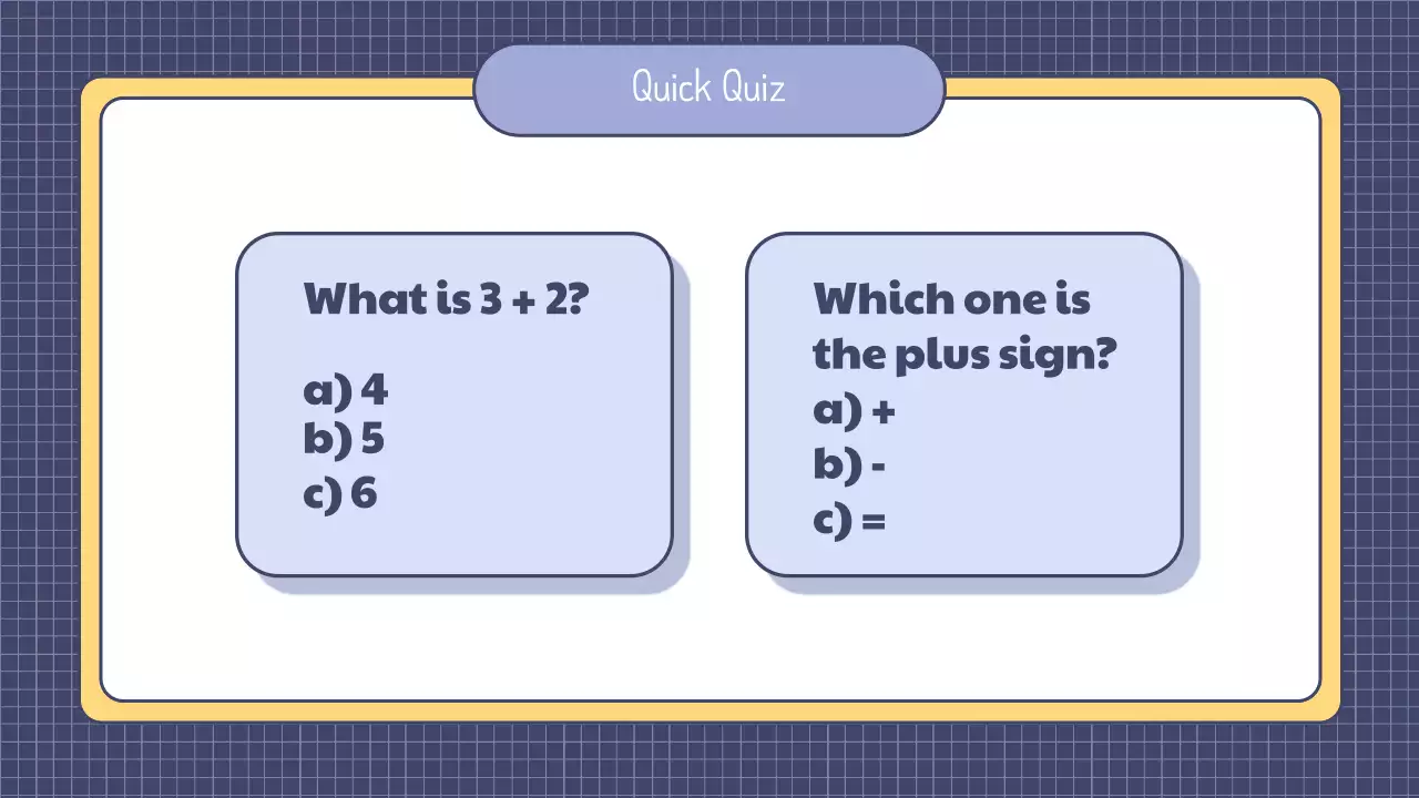 Blue Simple Math Course Presentation
