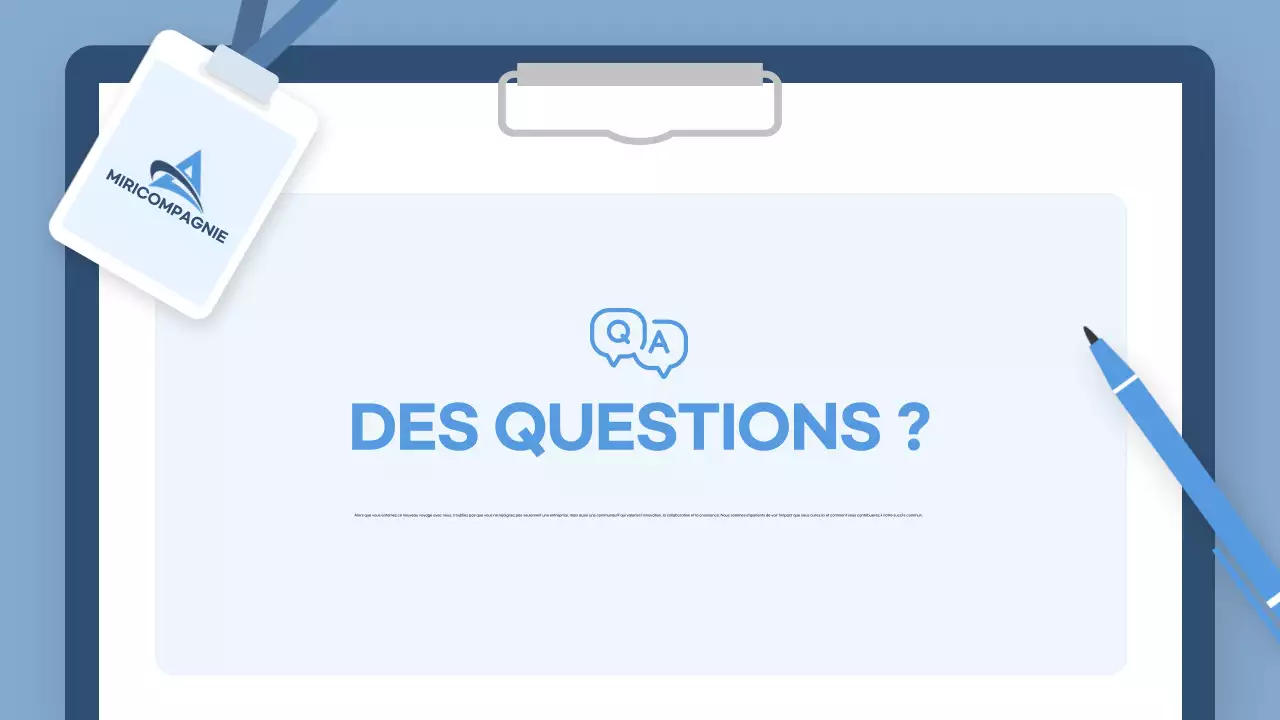 guide d'intégration blue modern