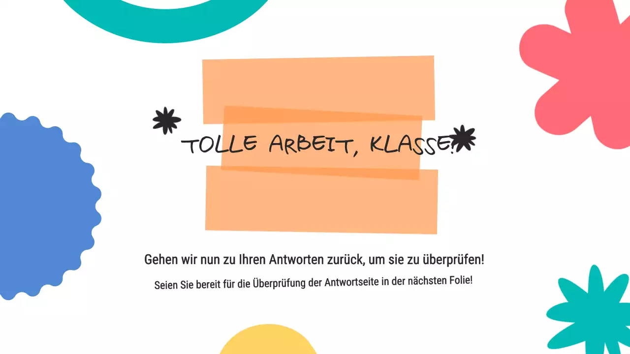 Bunte trendige Quiz-Ankündigung