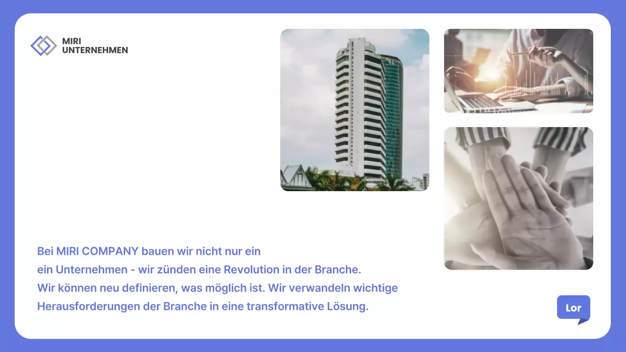 blue professional business pitch