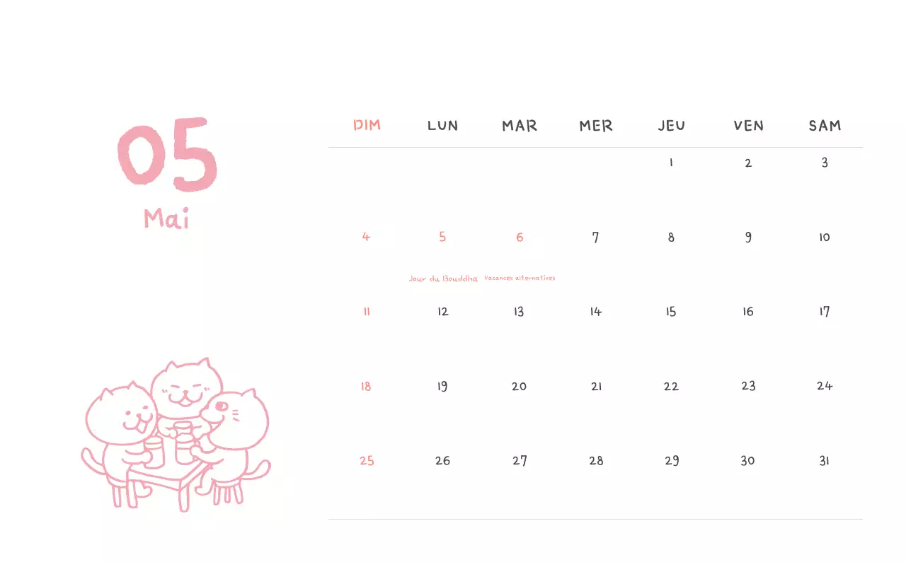 Calendrier journalier en ivoire