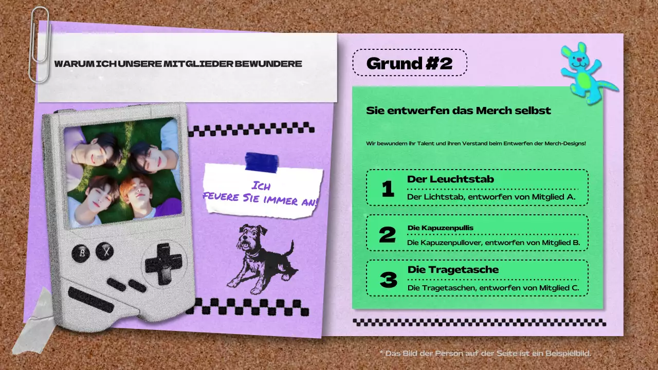 lila y2k männlich k-pop idol information