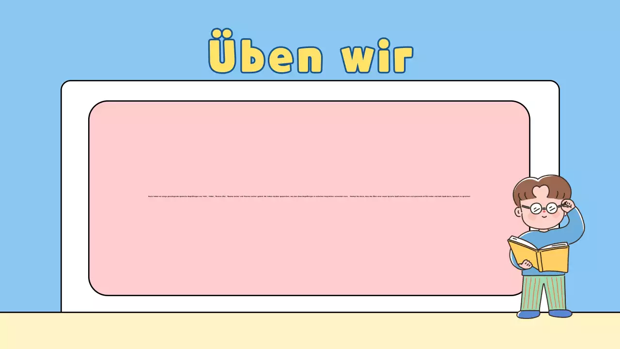 Spielerische Unterrichtspräsentation für die Primarschule