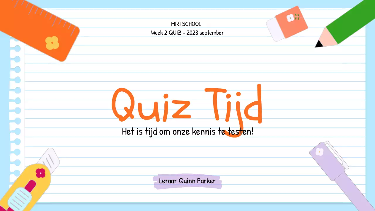 Quiz wetenschap