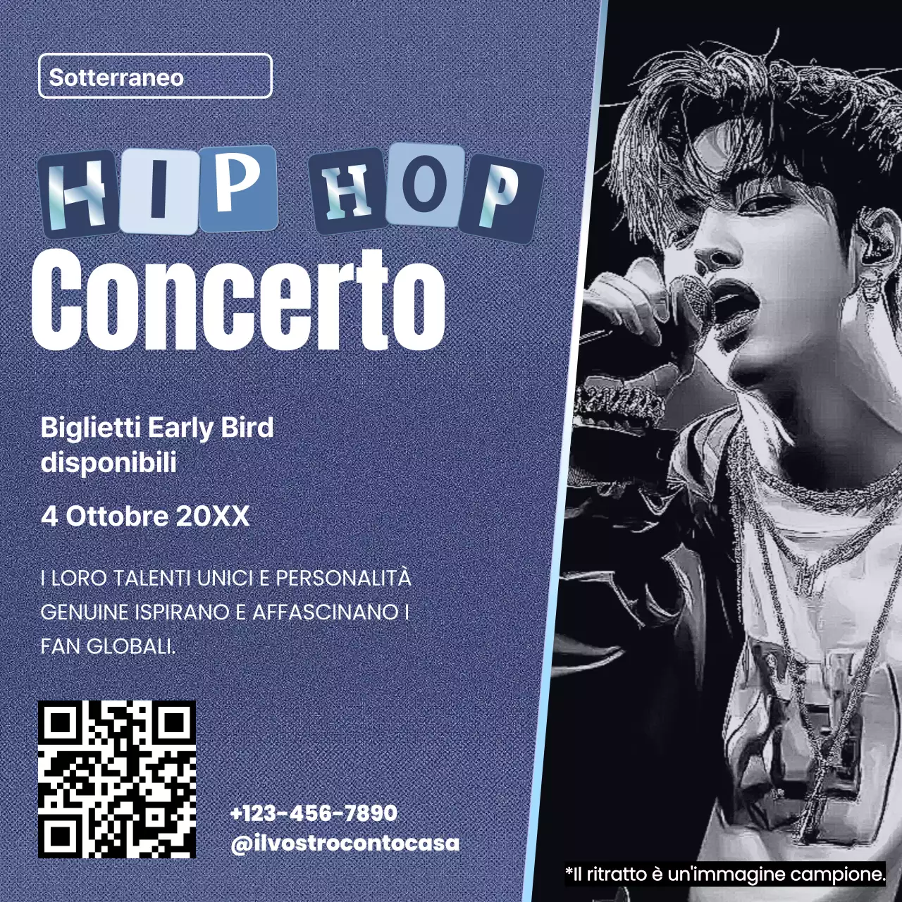 promozione concerto blue trendy