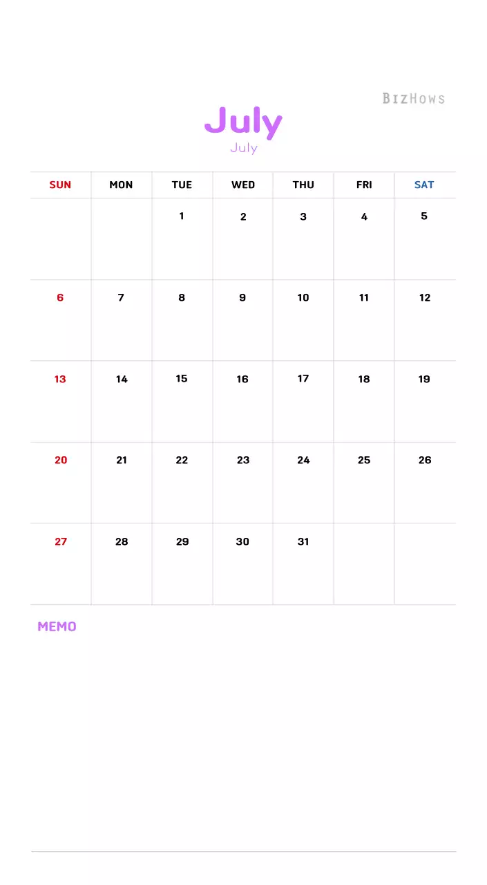 New Year's calendar with a warm, illustrated feel