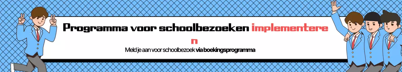 Aankondiging van het Blue's Retro School Visit Appointment Programme