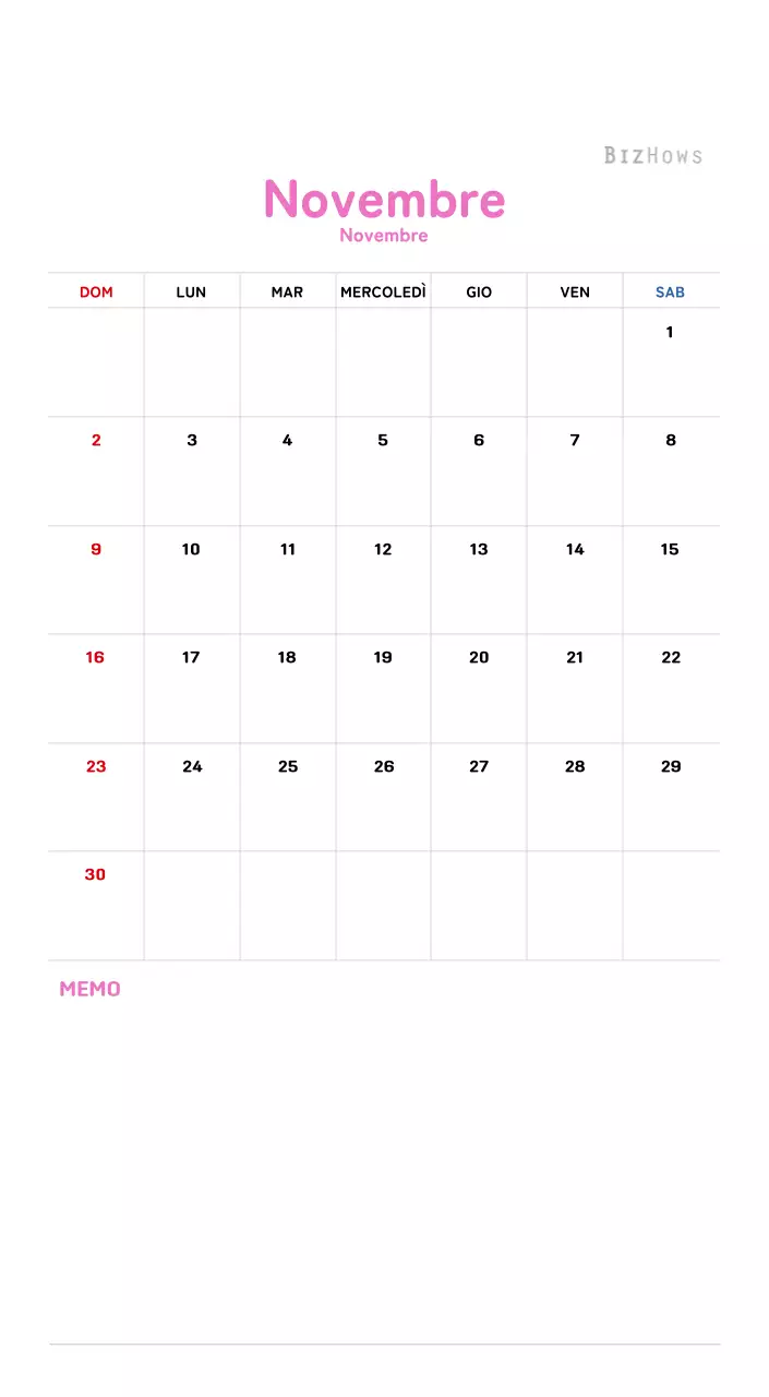 Calendario di Capodanno con una calda illustrazione