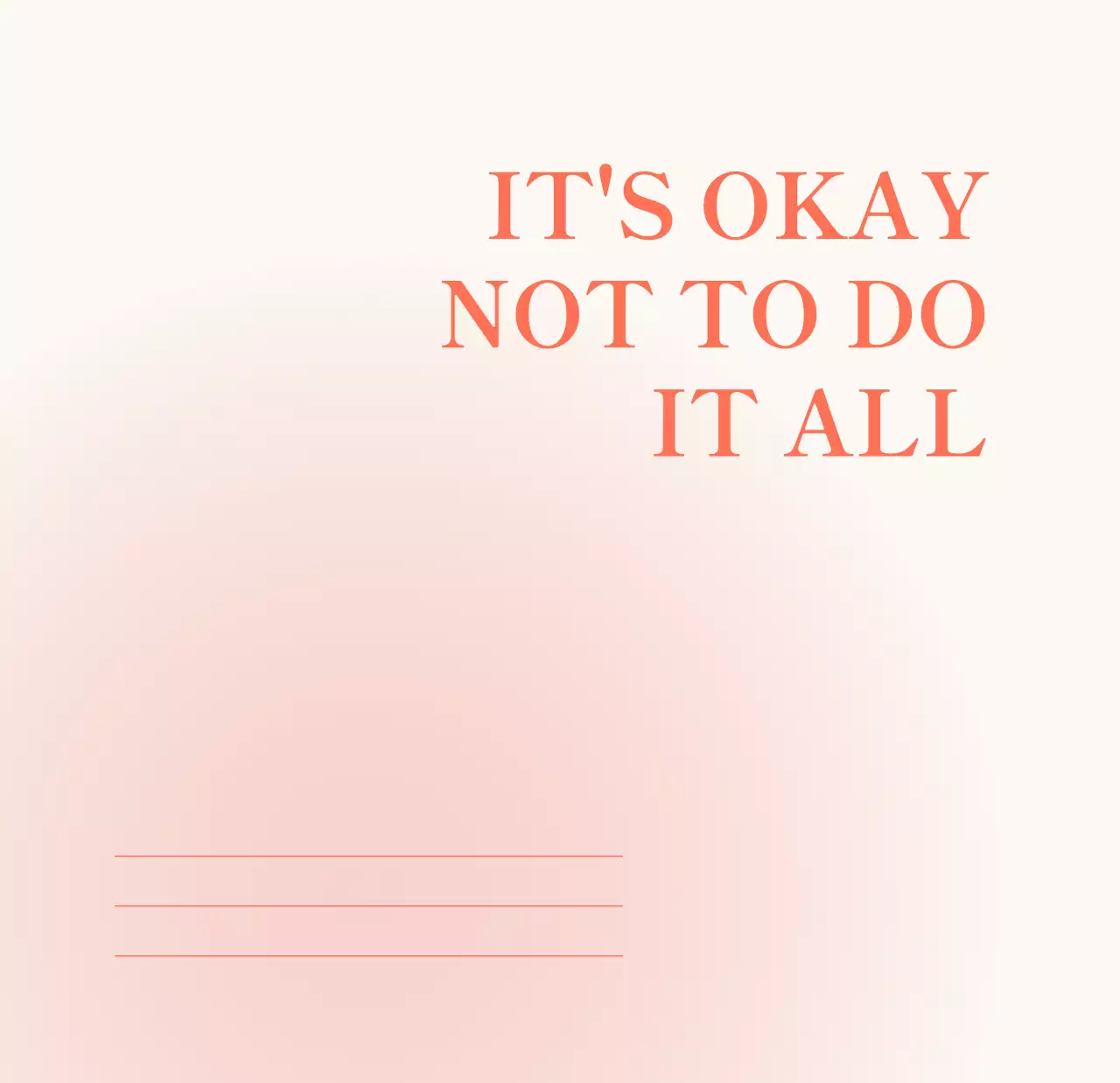 グラデーションミニマルカレンダーカレンダー