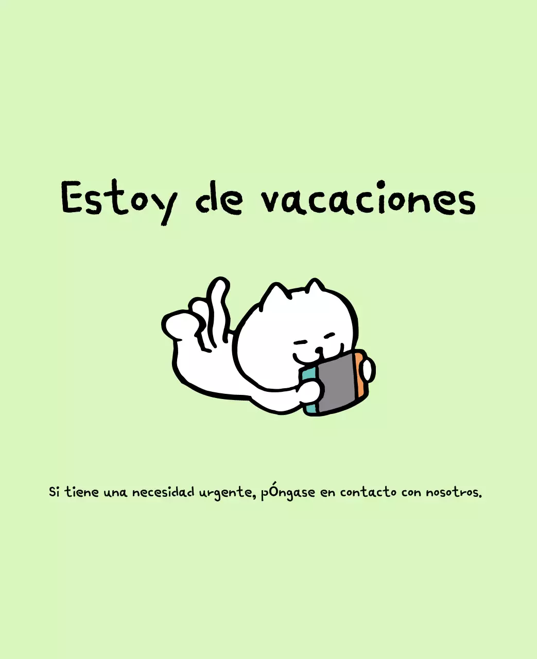 Calendario diario en marfil