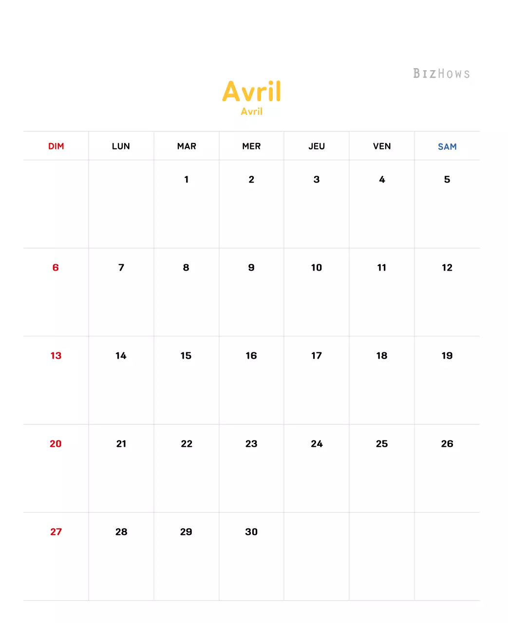 Calendrier du Nouvel An avec illustrations chaleureuses