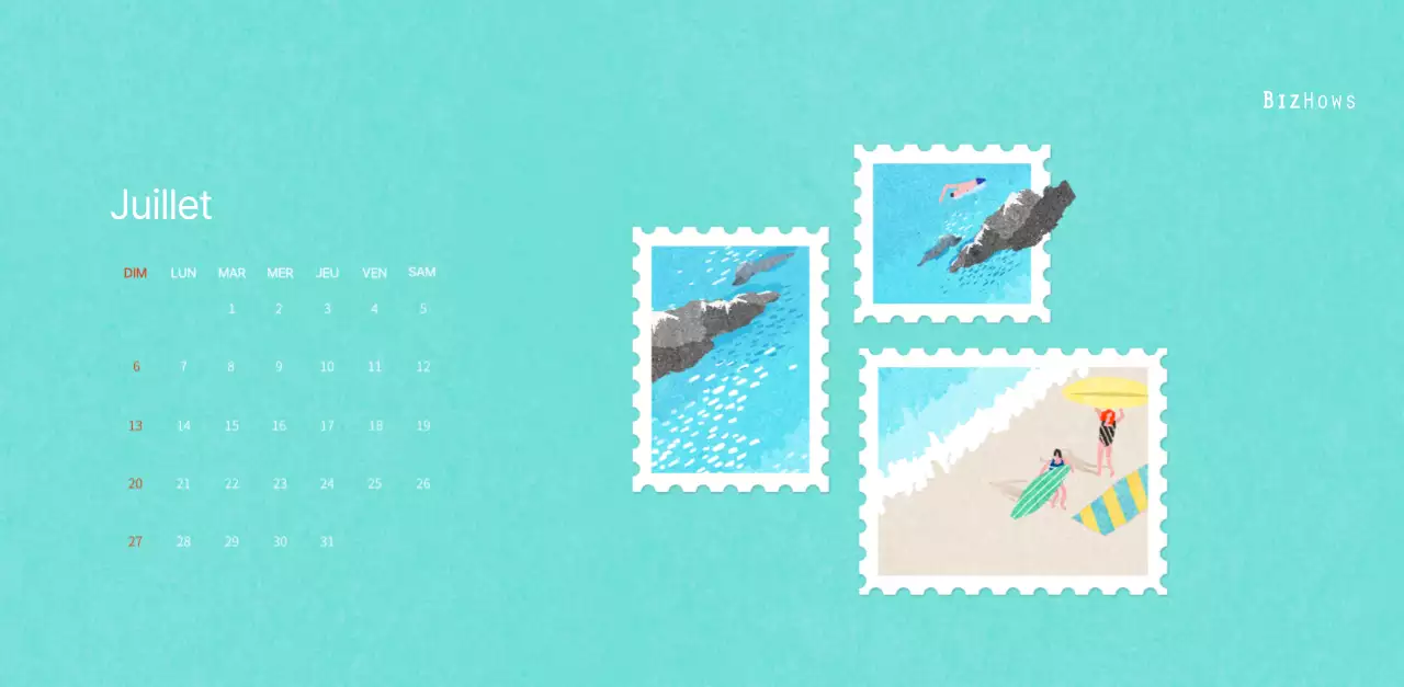 Illustrations de timbres avec un concept chaleureux