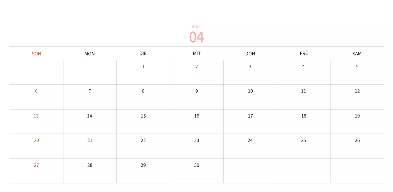 Stempelillustrationen mit einem warmen Konzept